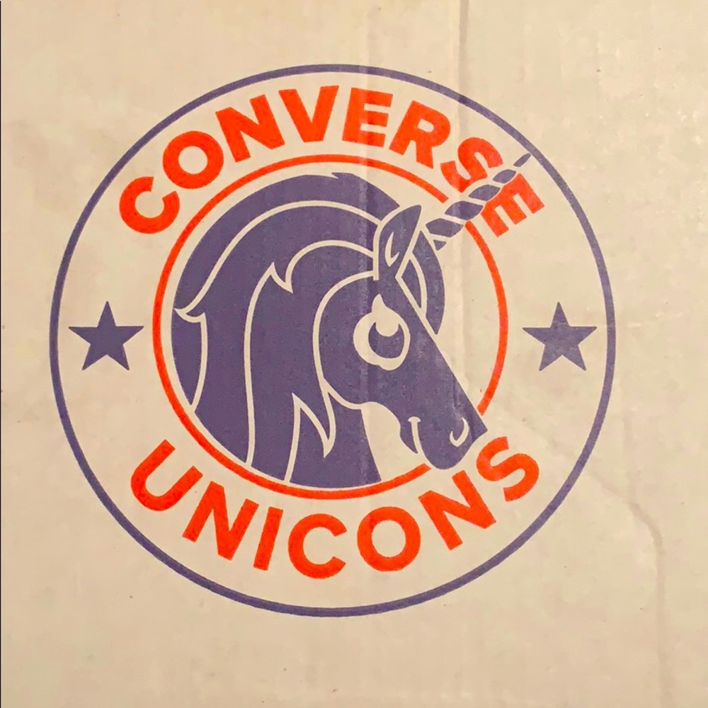 EUC Infant 5 Converse Unicorn Hi-top Sneaker